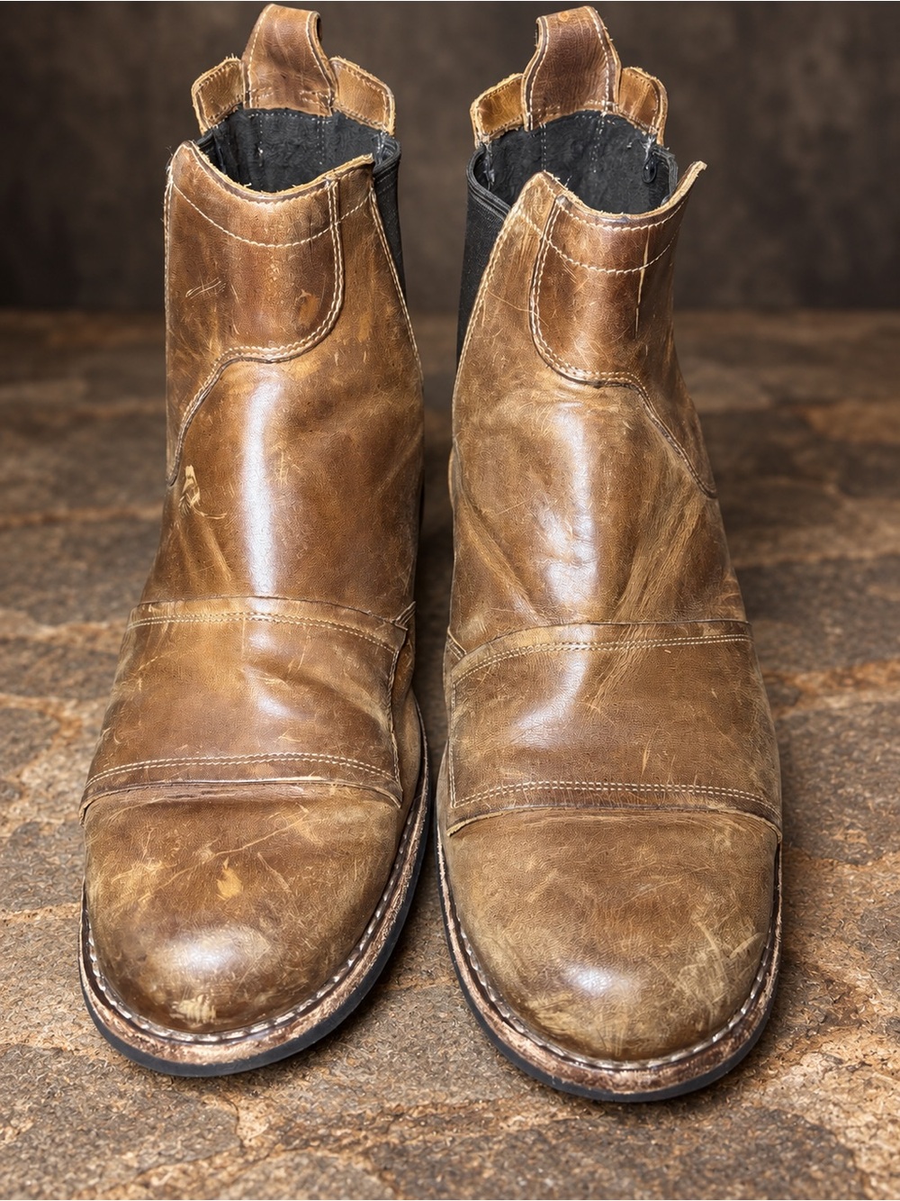 Timberland Earthkeepers Brown Leather Cap Toe Chelsea Boots Men’s 10M